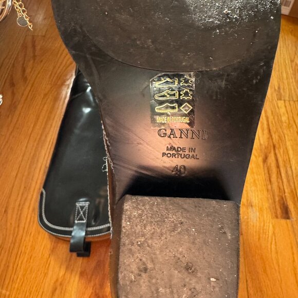 GANNI Polished Western Tall Boot - Picture 6 of 6